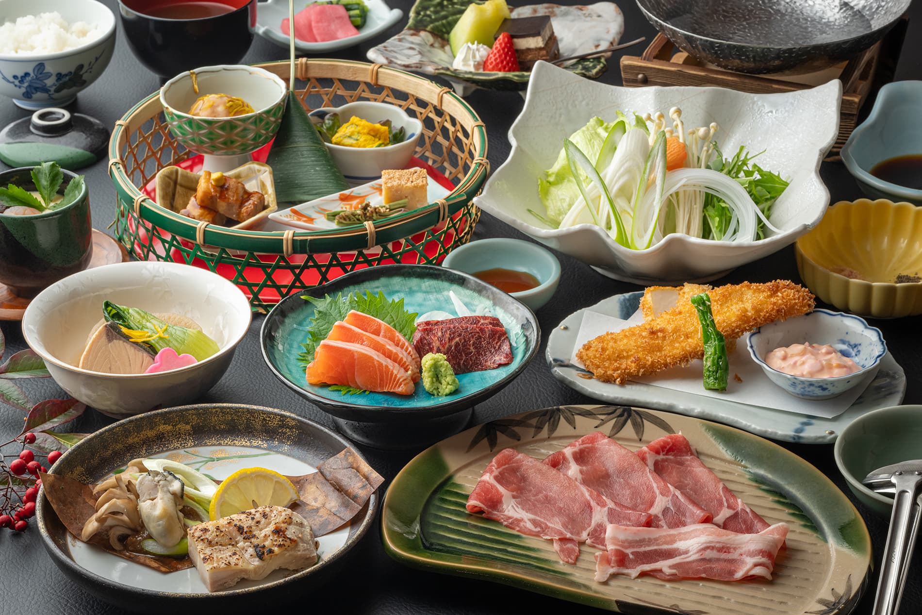 夕食の画像
